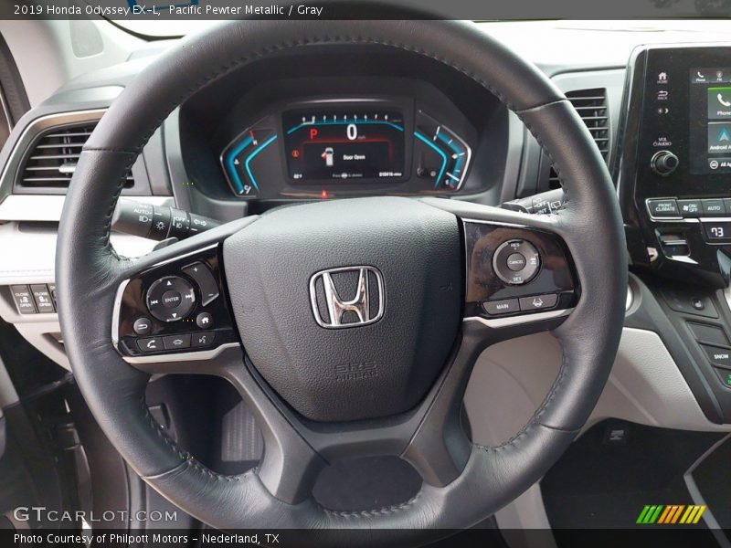 Pacific Pewter Metallic / Gray 2019 Honda Odyssey EX-L