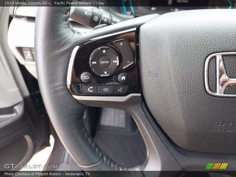 Pacific Pewter Metallic / Gray 2019 Honda Odyssey EX-L
