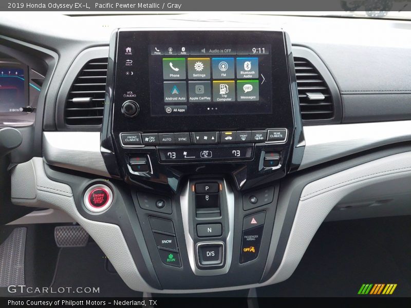 Pacific Pewter Metallic / Gray 2019 Honda Odyssey EX-L