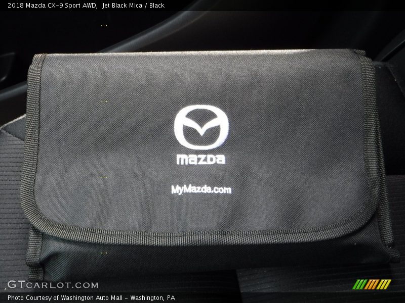 Jet Black Mica / Black 2018 Mazda CX-9 Sport AWD