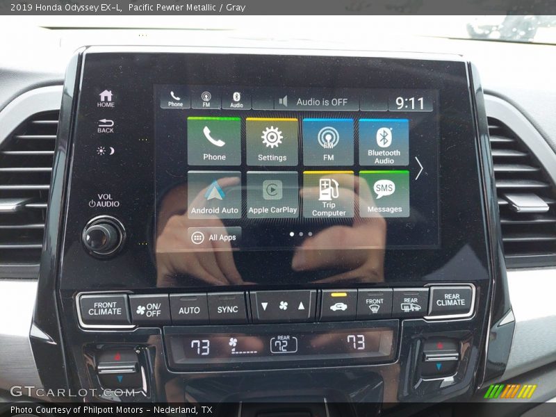Pacific Pewter Metallic / Gray 2019 Honda Odyssey EX-L