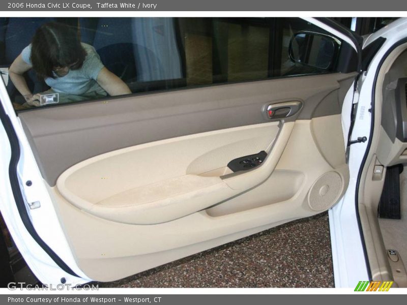 Taffeta White / Ivory 2006 Honda Civic LX Coupe