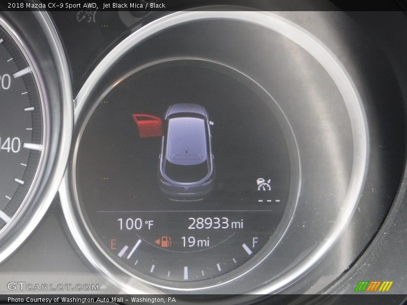 Jet Black Mica / Black 2018 Mazda CX-9 Sport AWD