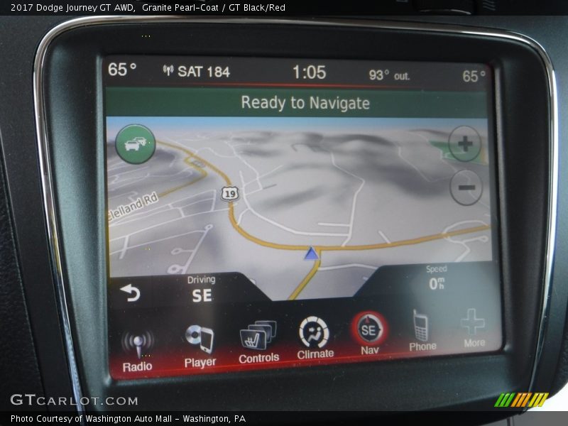 Navigation of 2017 Journey GT AWD