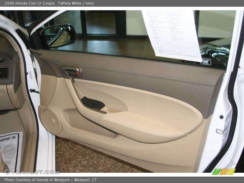 Taffeta White / Ivory 2006 Honda Civic LX Coupe