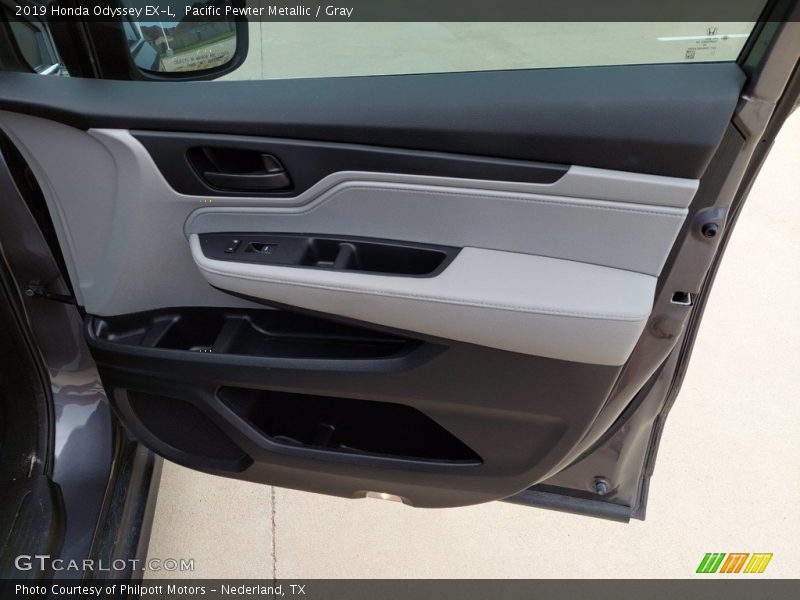 Pacific Pewter Metallic / Gray 2019 Honda Odyssey EX-L