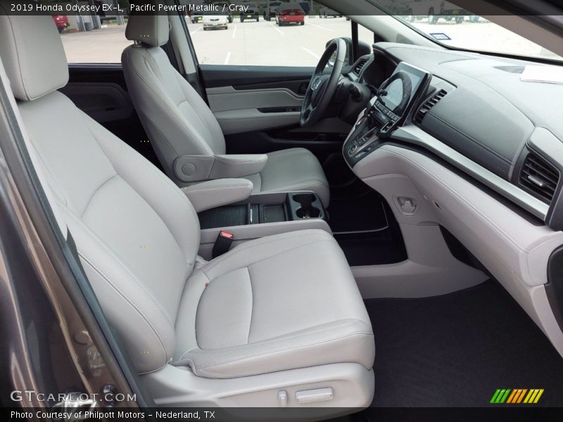 Pacific Pewter Metallic / Gray 2019 Honda Odyssey EX-L