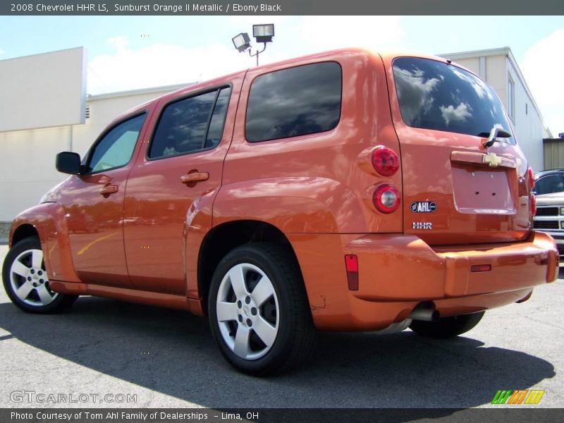 Sunburst Orange II Metallic / Ebony Black 2008 Chevrolet HHR LS
