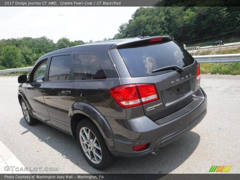 Granite Pearl-Coat / GT Black/Red 2017 Dodge Journey GT AWD