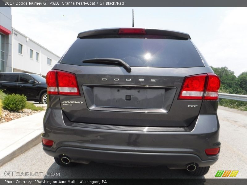 Granite Pearl-Coat / GT Black/Red 2017 Dodge Journey GT AWD