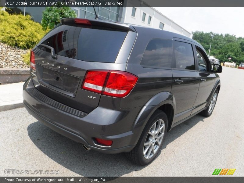 Granite Pearl-Coat / GT Black/Red 2017 Dodge Journey GT AWD
