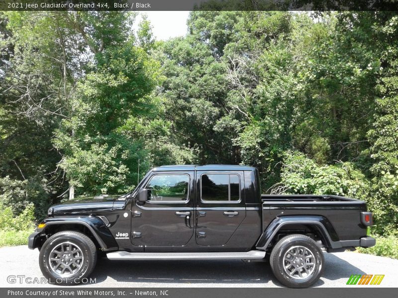 Black / Black 2021 Jeep Gladiator Overland 4x4