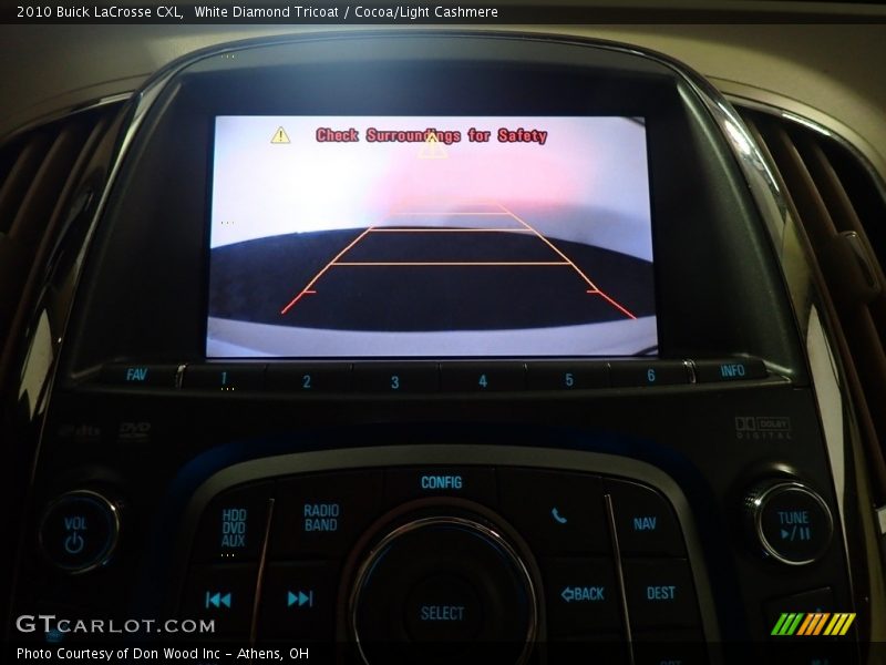 White Diamond Tricoat / Cocoa/Light Cashmere 2010 Buick LaCrosse CXL