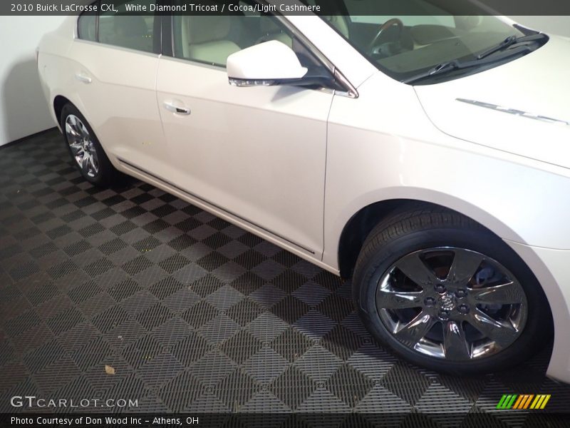 White Diamond Tricoat / Cocoa/Light Cashmere 2010 Buick LaCrosse CXL