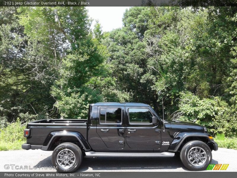 Black / Black 2021 Jeep Gladiator Overland 4x4