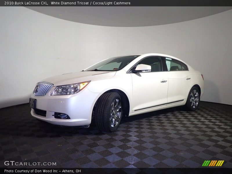 White Diamond Tricoat / Cocoa/Light Cashmere 2010 Buick LaCrosse CXL