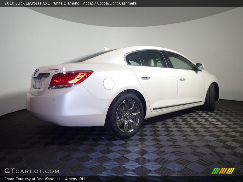 White Diamond Tricoat / Cocoa/Light Cashmere 2010 Buick LaCrosse CXL