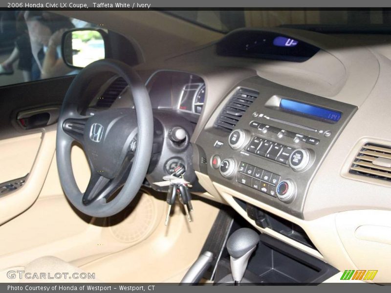 Taffeta White / Ivory 2006 Honda Civic LX Coupe