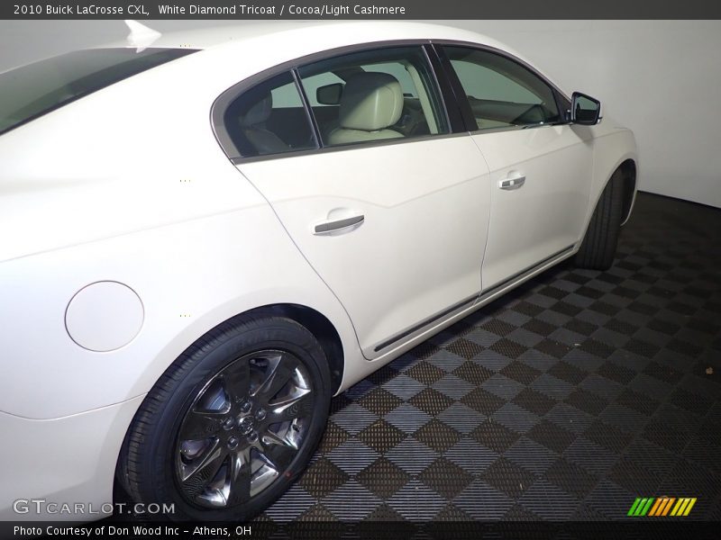White Diamond Tricoat / Cocoa/Light Cashmere 2010 Buick LaCrosse CXL
