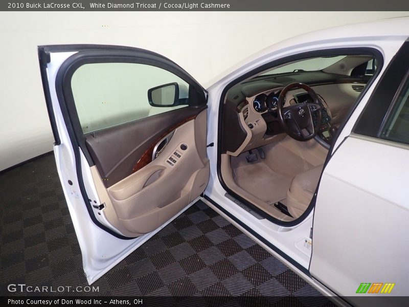 White Diamond Tricoat / Cocoa/Light Cashmere 2010 Buick LaCrosse CXL