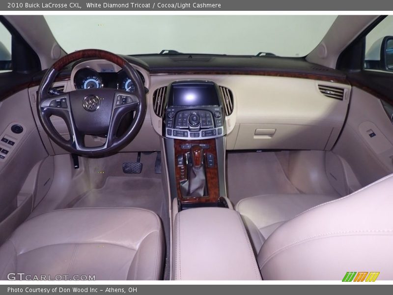White Diamond Tricoat / Cocoa/Light Cashmere 2010 Buick LaCrosse CXL