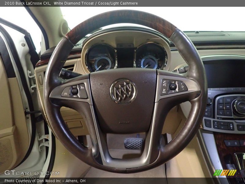 White Diamond Tricoat / Cocoa/Light Cashmere 2010 Buick LaCrosse CXL