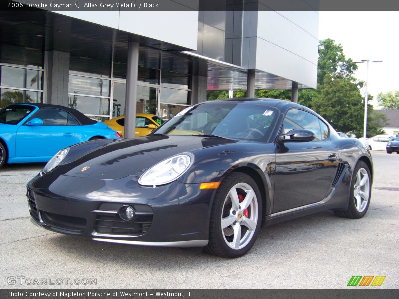 Atlas Grey Metallic / Black 2006 Porsche Cayman S