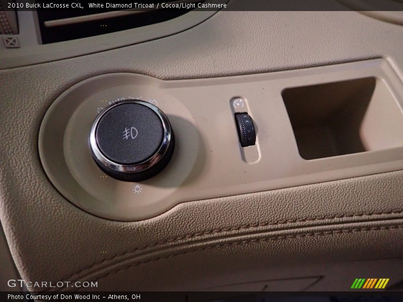 White Diamond Tricoat / Cocoa/Light Cashmere 2010 Buick LaCrosse CXL