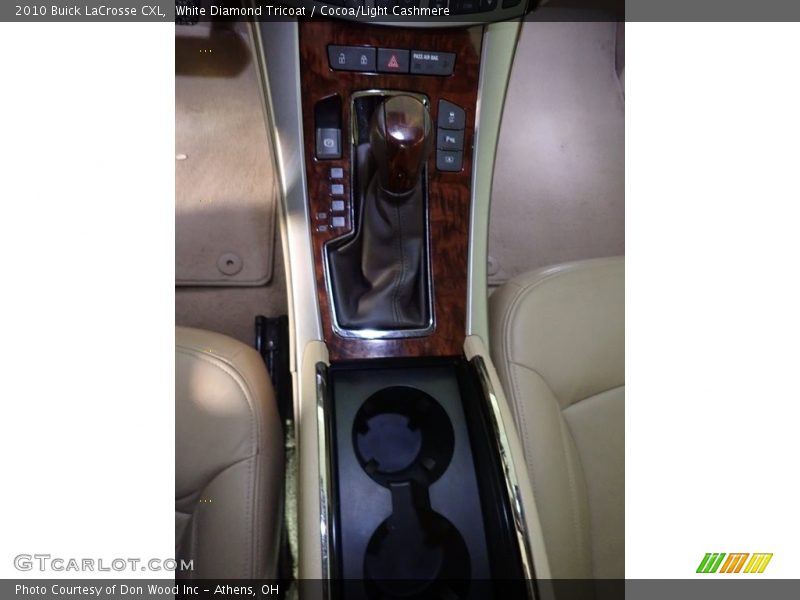 White Diamond Tricoat / Cocoa/Light Cashmere 2010 Buick LaCrosse CXL