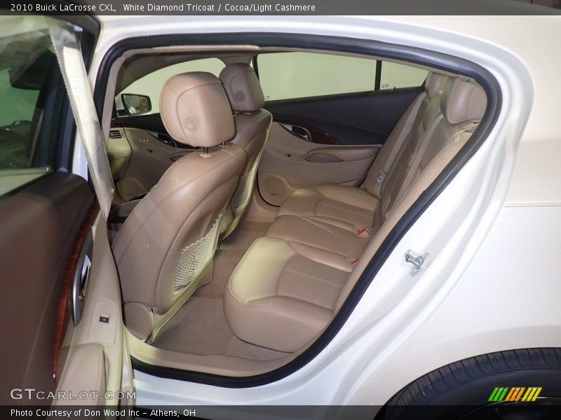 White Diamond Tricoat / Cocoa/Light Cashmere 2010 Buick LaCrosse CXL