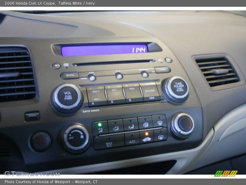 Taffeta White / Ivory 2006 Honda Civic LX Coupe