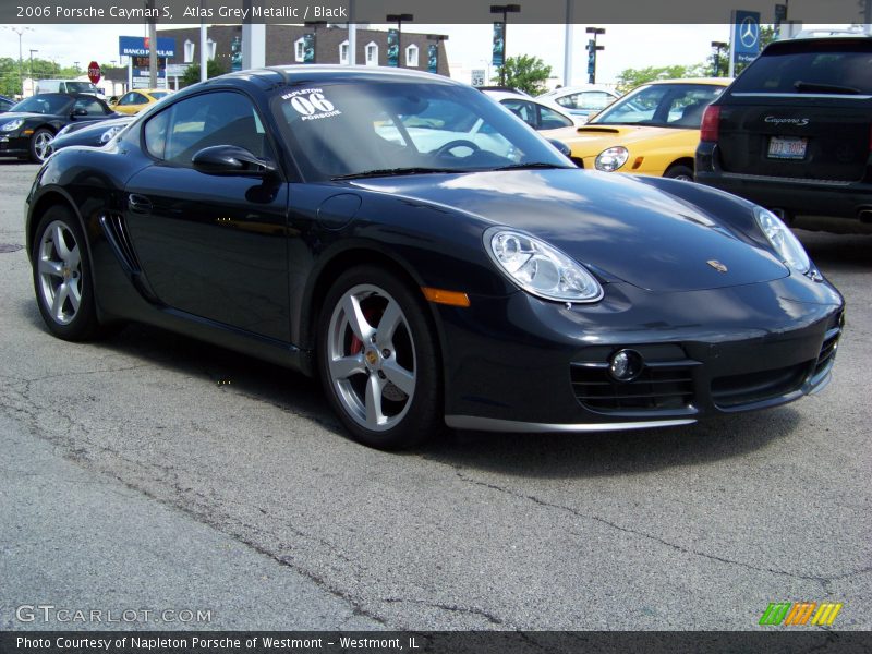 Atlas Grey Metallic / Black 2006 Porsche Cayman S