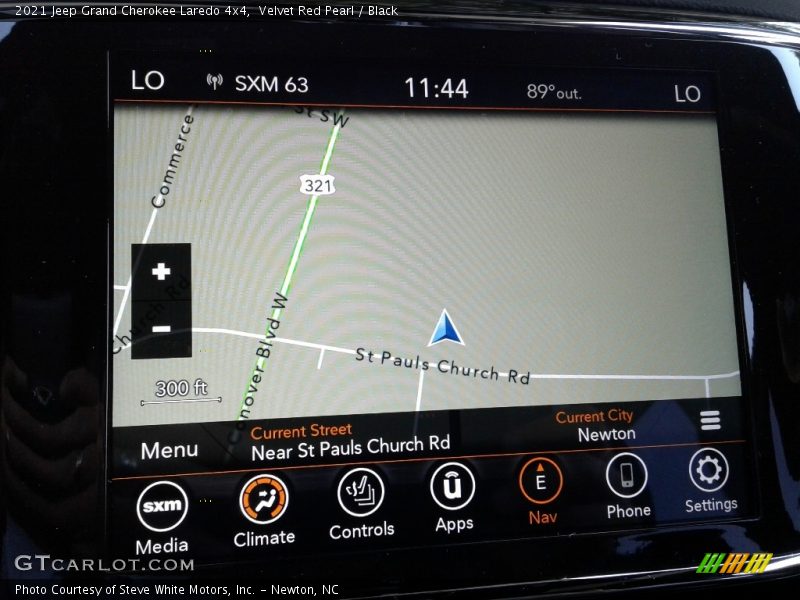 Velvet Red Pearl / Black 2021 Jeep Grand Cherokee Laredo 4x4