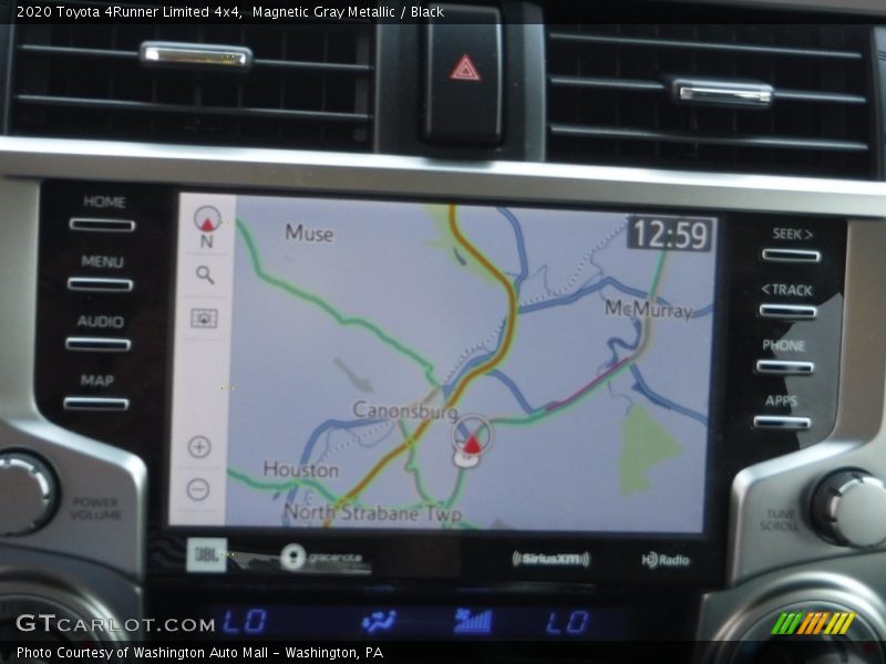 Navigation of 2020 4Runner Limited 4x4