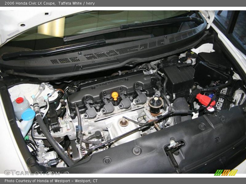 Taffeta White / Ivory 2006 Honda Civic LX Coupe