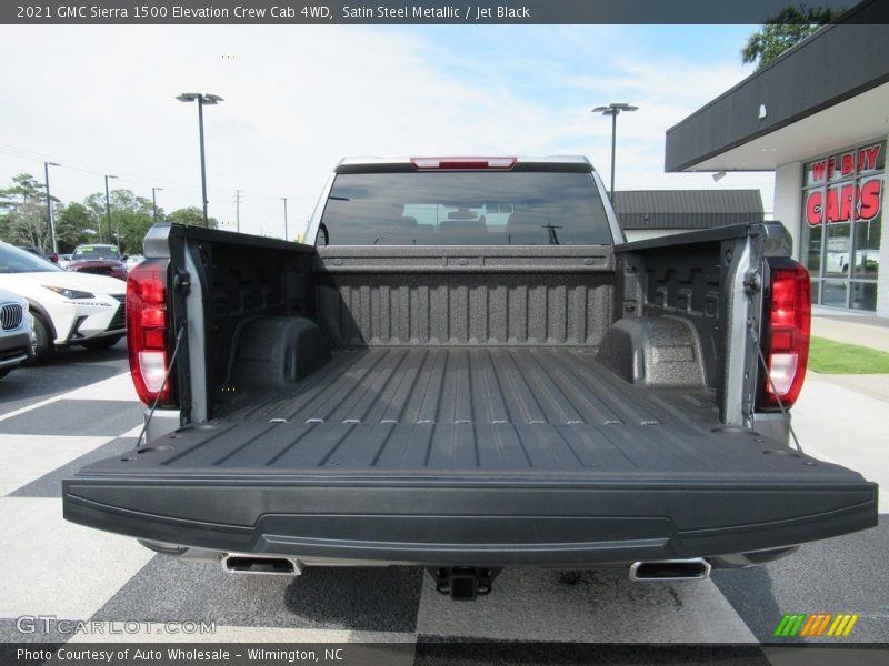 Satin Steel Metallic / Jet Black 2021 GMC Sierra 1500 Elevation Crew Cab 4WD