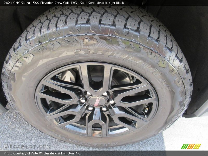 Satin Steel Metallic / Jet Black 2021 GMC Sierra 1500 Elevation Crew Cab 4WD