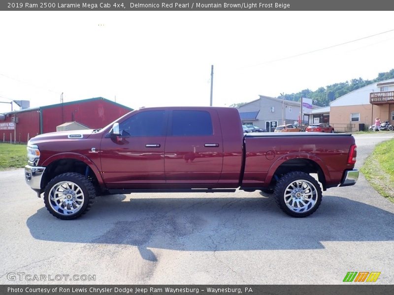 Delmonico Red Pearl / Mountain Brown/Light Frost Beige 2019 Ram 2500 Laramie Mega Cab 4x4