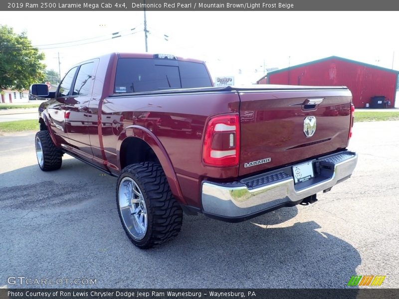 Delmonico Red Pearl / Mountain Brown/Light Frost Beige 2019 Ram 2500 Laramie Mega Cab 4x4