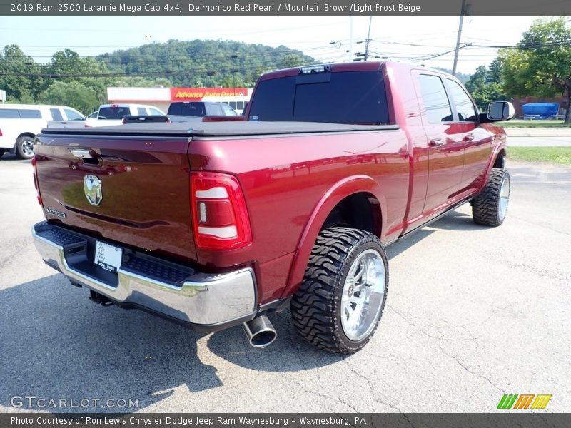 Delmonico Red Pearl / Mountain Brown/Light Frost Beige 2019 Ram 2500 Laramie Mega Cab 4x4