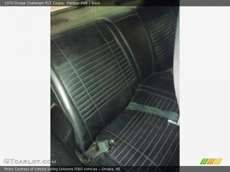 Rear Seat of 1970 Challenger R/T Coupe