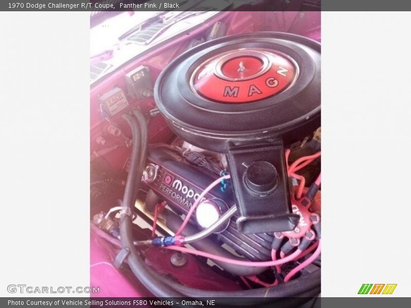  1970 Challenger R/T Coupe Engine - 383 OHV 16-Valve Magnum V8