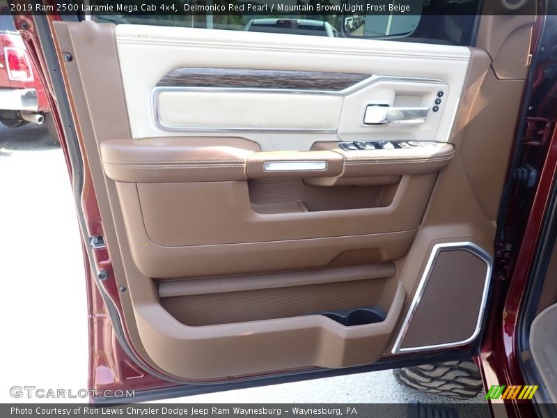 Delmonico Red Pearl / Mountain Brown/Light Frost Beige 2019 Ram 2500 Laramie Mega Cab 4x4