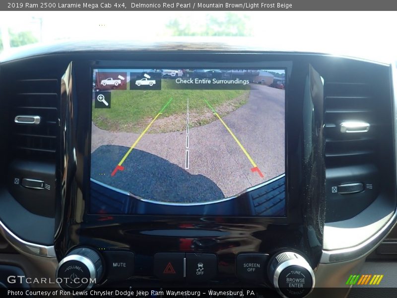 Delmonico Red Pearl / Mountain Brown/Light Frost Beige 2019 Ram 2500 Laramie Mega Cab 4x4