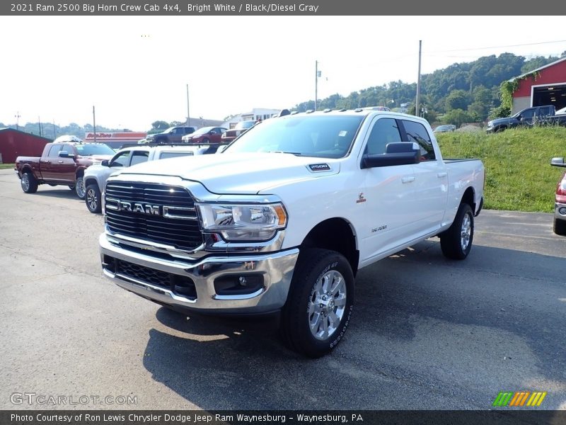 Bright White / Black/Diesel Gray 2021 Ram 2500 Big Horn Crew Cab 4x4