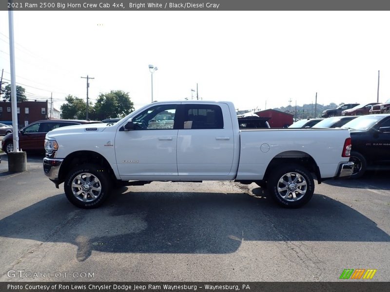 Bright White / Black/Diesel Gray 2021 Ram 2500 Big Horn Crew Cab 4x4