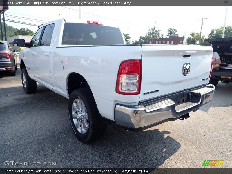 Bright White / Black/Diesel Gray 2021 Ram 2500 Big Horn Crew Cab 4x4