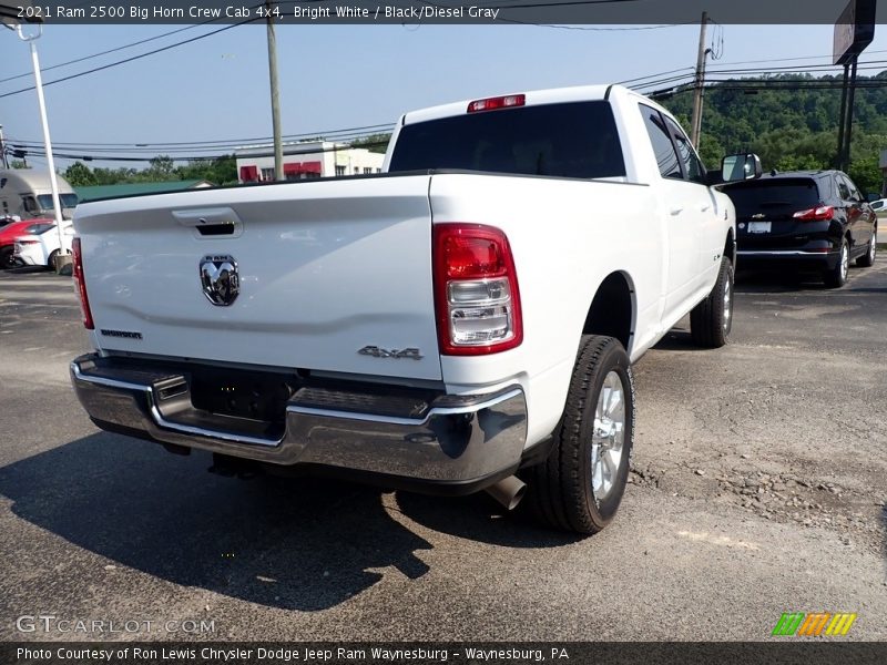 Bright White / Black/Diesel Gray 2021 Ram 2500 Big Horn Crew Cab 4x4