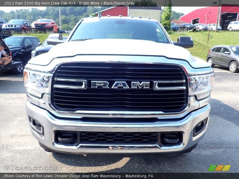 Bright White / Black/Diesel Gray 2021 Ram 2500 Big Horn Crew Cab 4x4