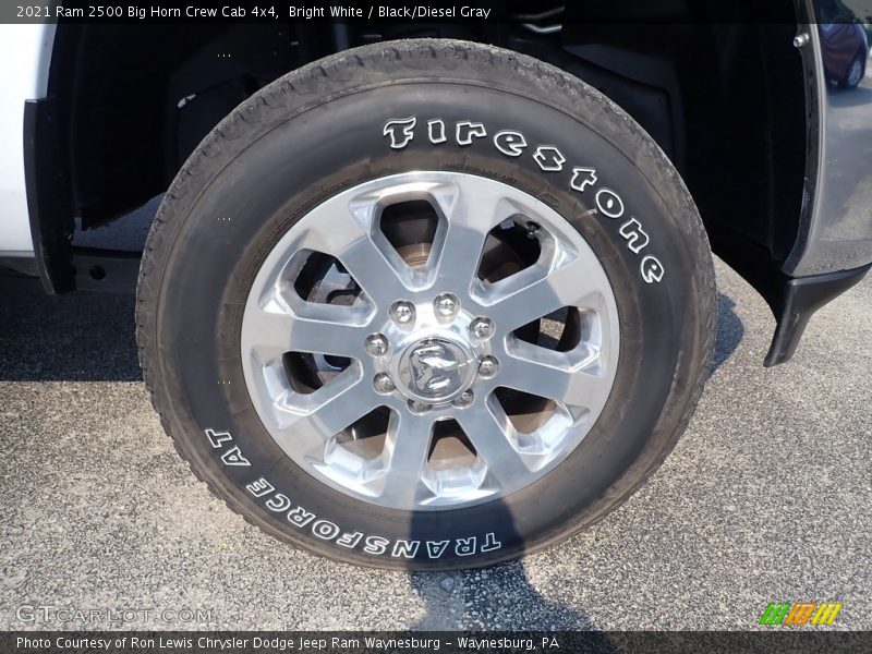 Bright White / Black/Diesel Gray 2021 Ram 2500 Big Horn Crew Cab 4x4